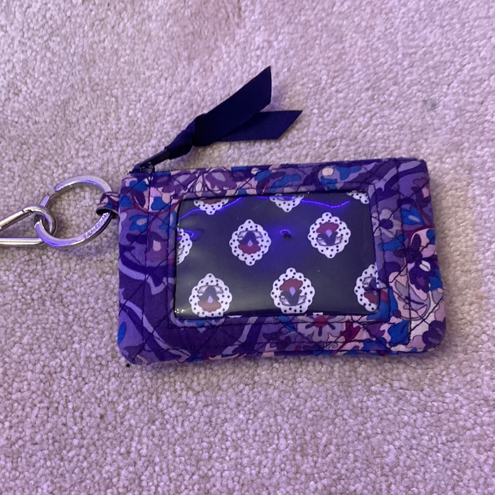 vera bradley coin purse and lanyard